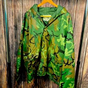 All Weather Hooded Camo Jacket Insulated